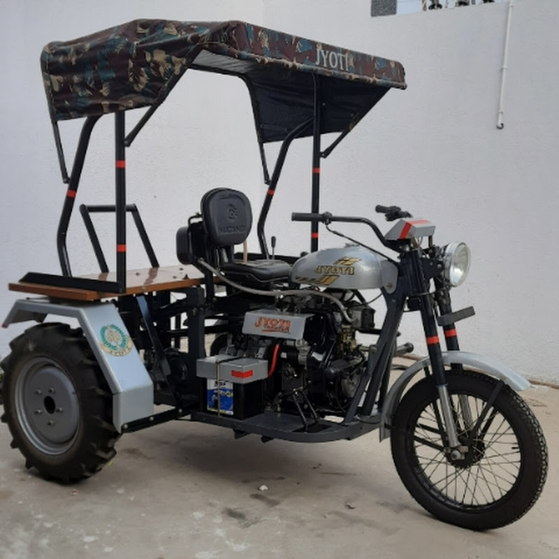 Jyoti three wheel and sanedo tractor