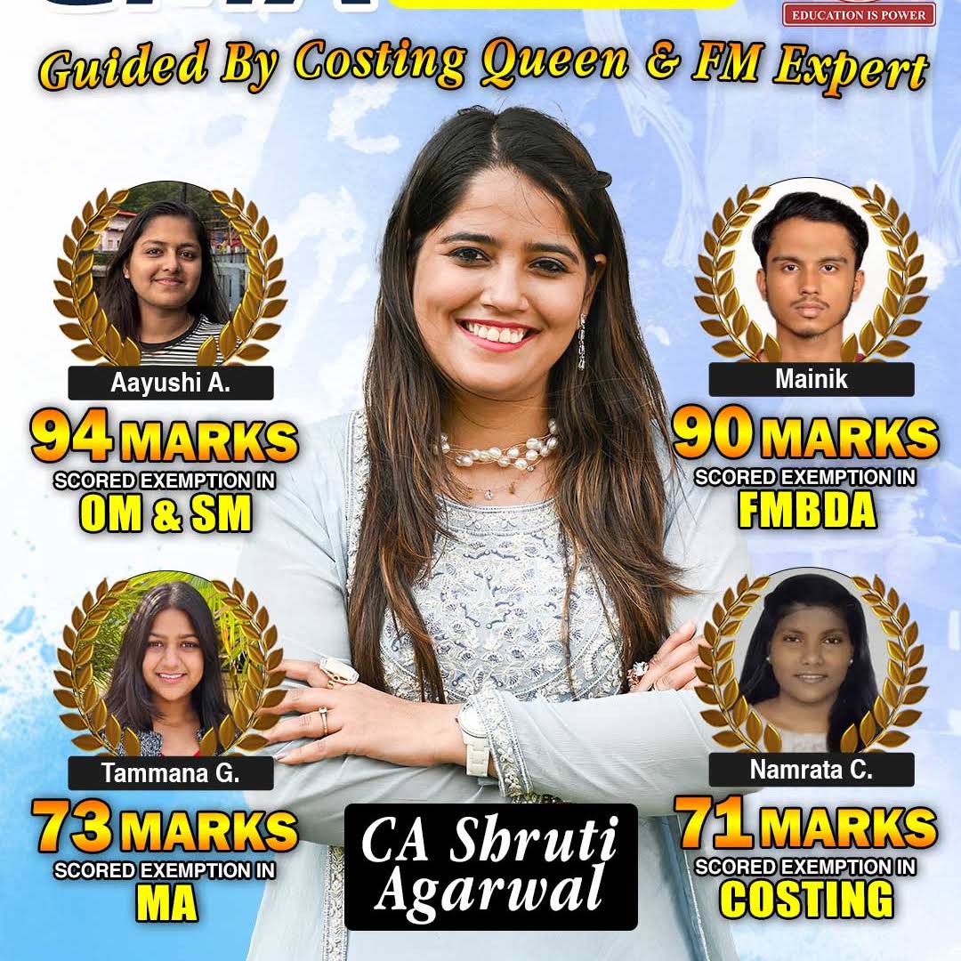 Post from CMA Foundation Akash Agarwal Classes