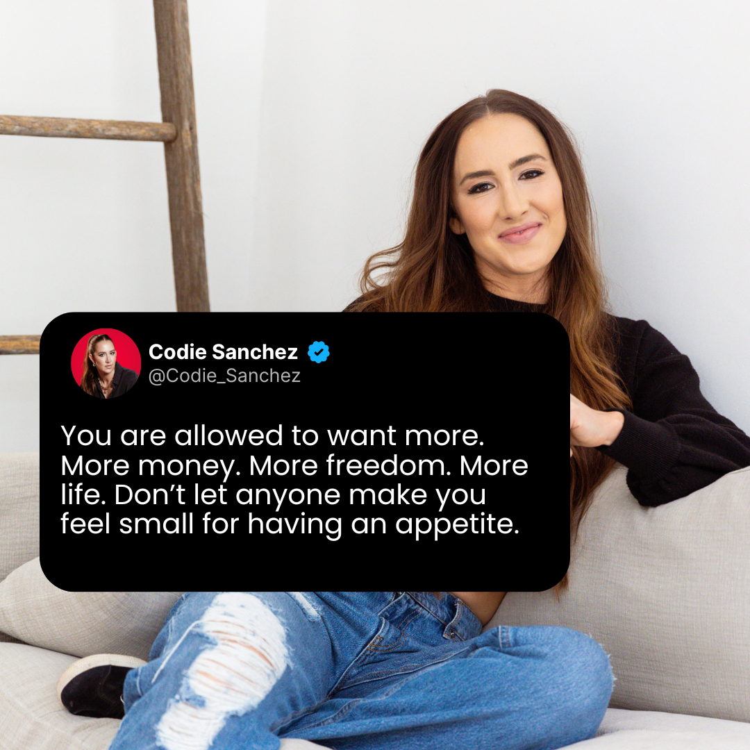 Post from Codie Sanchez