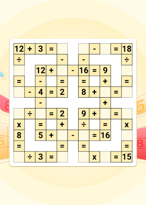Crossmath - Math Puzzle Games — cover art