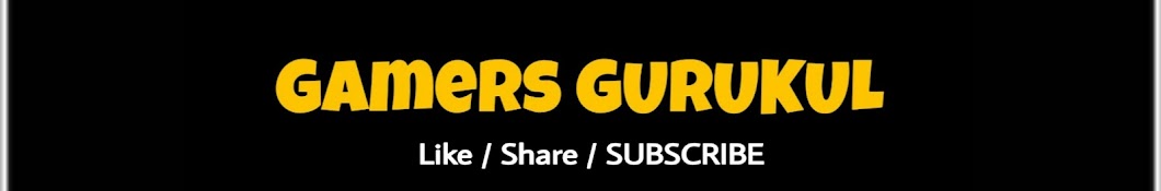 Gamers GURUKUL Аватар канала YouTube