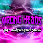 wrong heads top superheroes logo