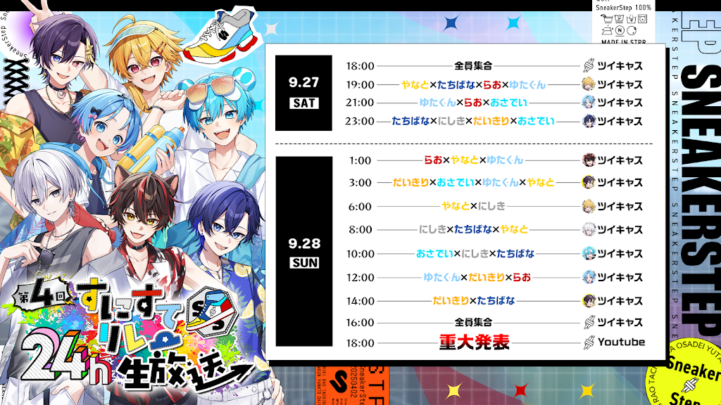 すにすて【公式】SneakerStep - スニーカーステップ - STPR新人歌い手