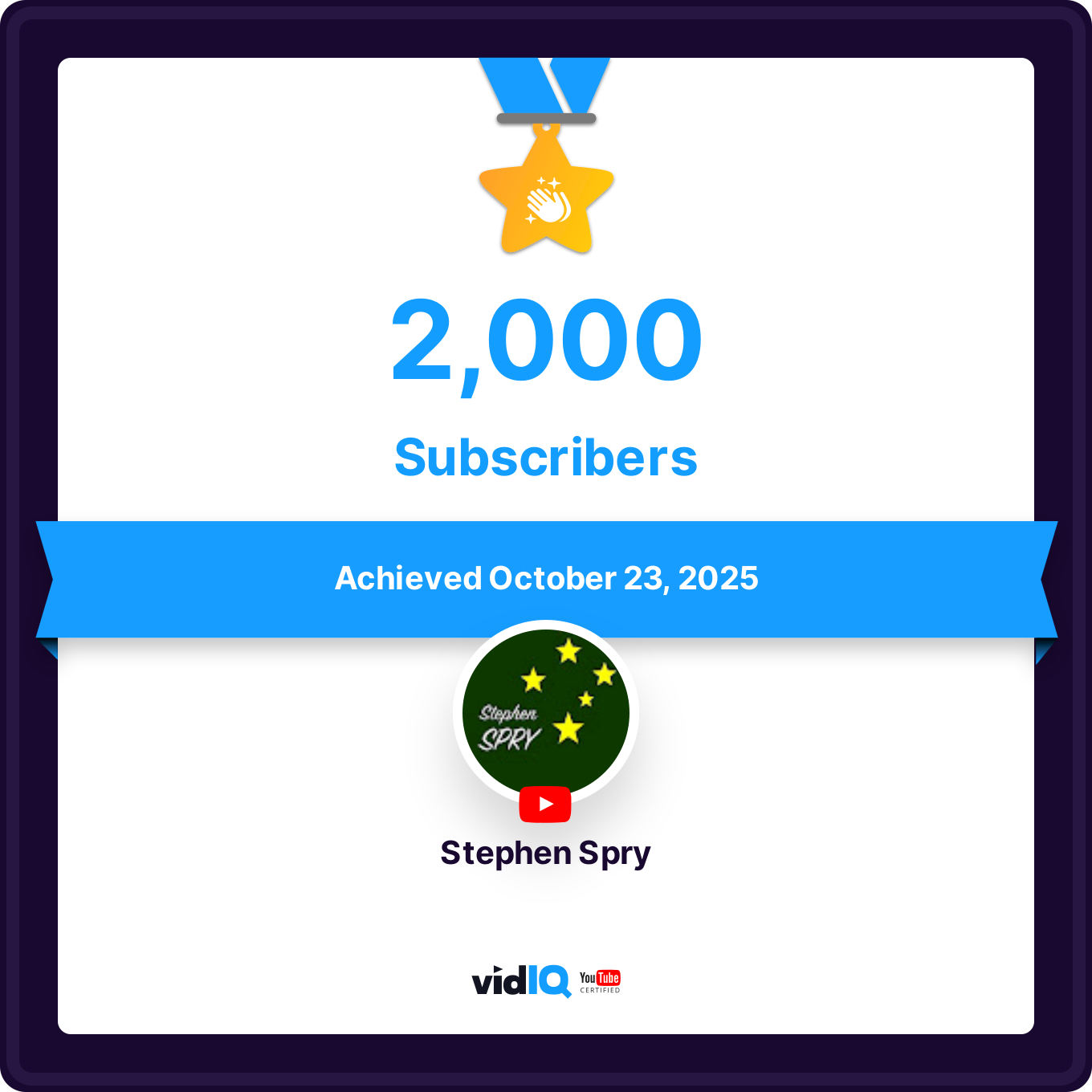 Post from Stephen Spry