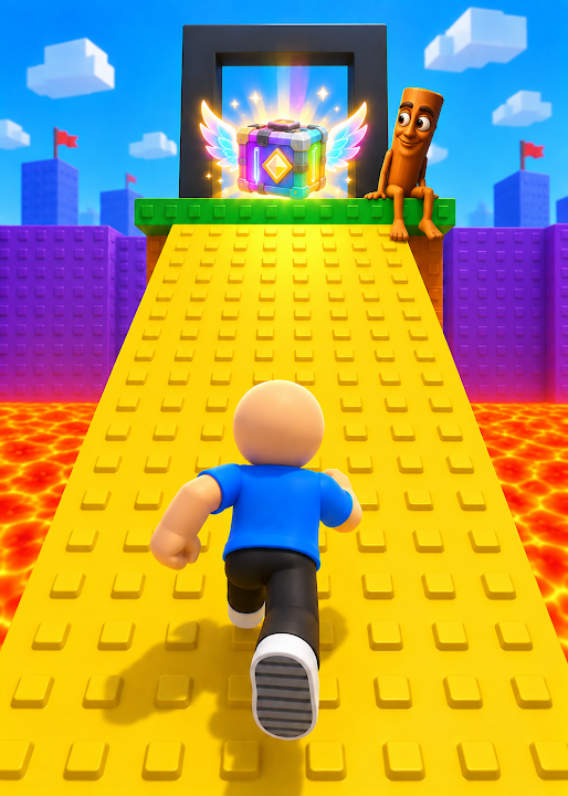 Obby: Survive Lava for Brainrots! — cover art