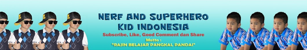 Nerf And Superhero Kid Indonesia YouTube channel avatar