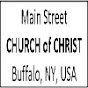 Main Street church of Christ - Buffalo NY USA logo