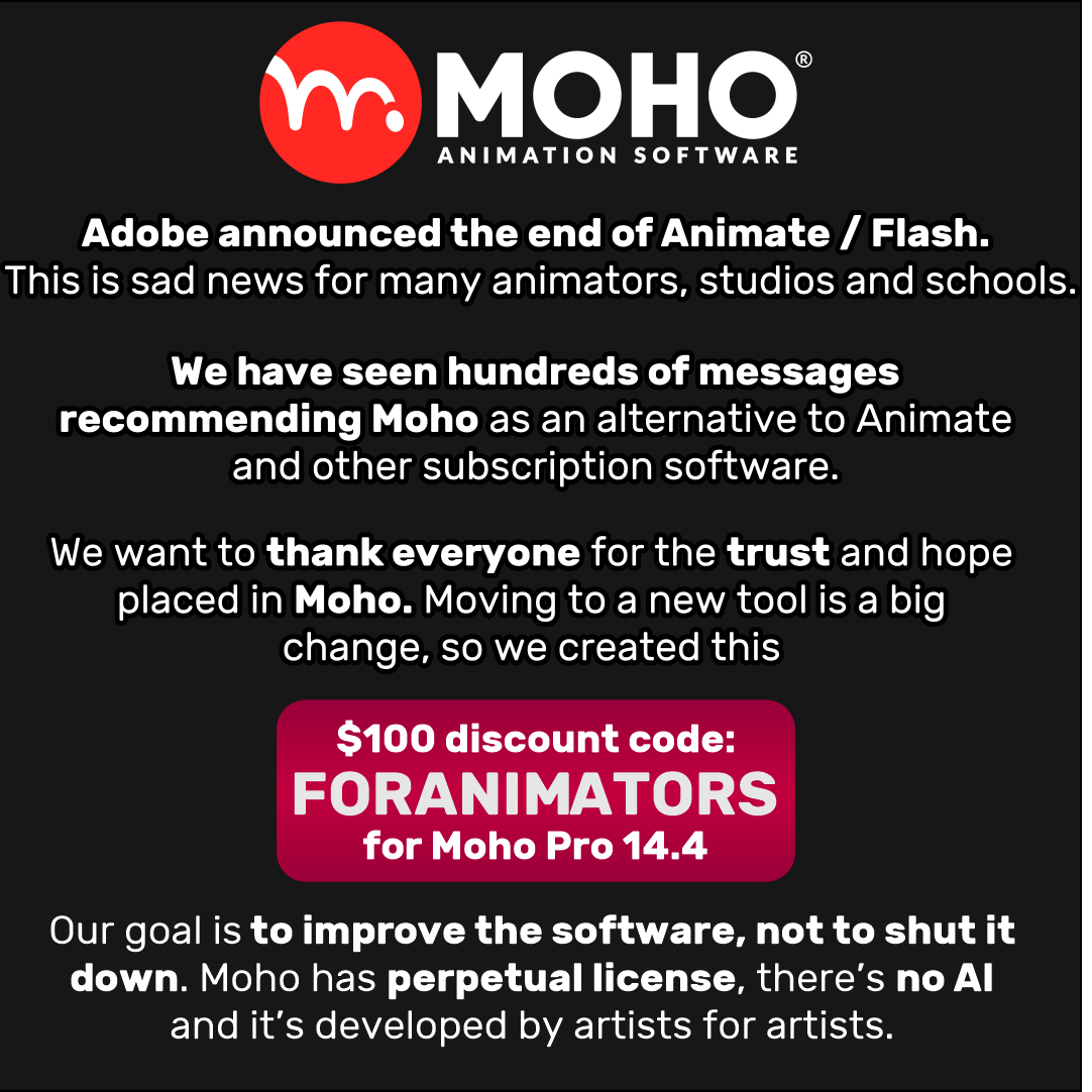 Post from Moho Animation Software