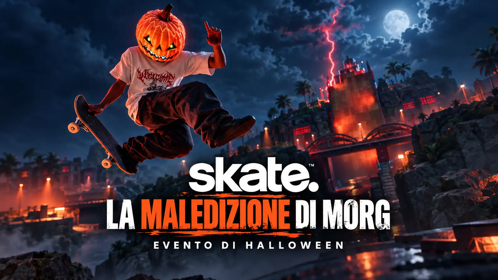 skate. celebra Halloween con La Maledizione di Morg, evento gratuito fino al 3 novembre
