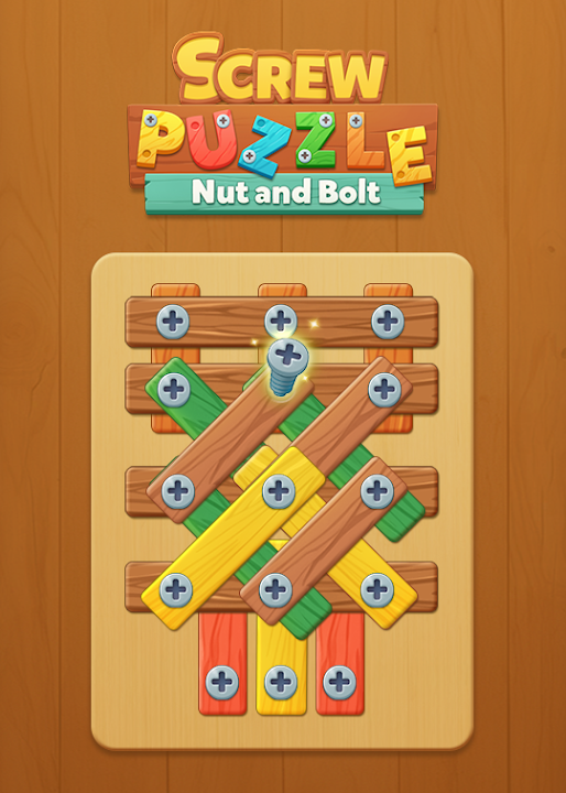 Screw Puzzle: Nut and Bolt — cover art