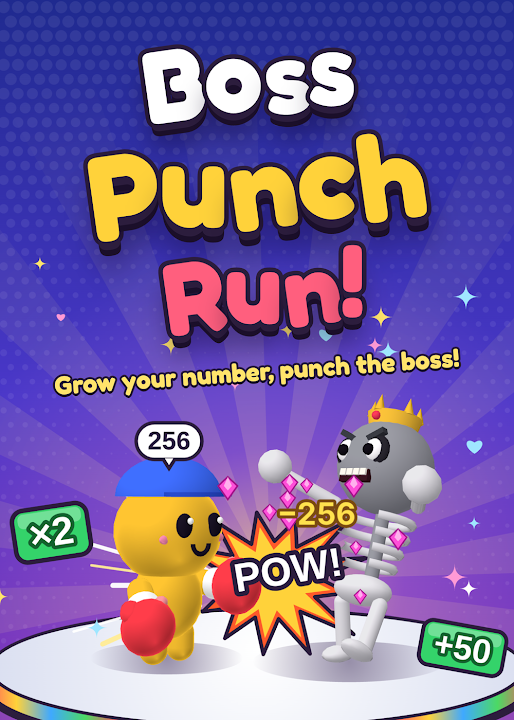 Boss Punch Run: Number Runner — cover art