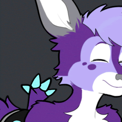 Post from generic purple protogen