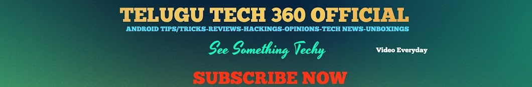 Telugu Tech 360 رمز قناة اليوتيوب