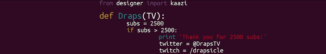 DrapsTV YouTube channel avatar