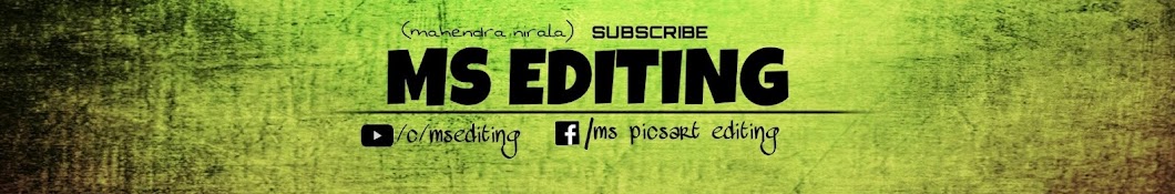 ms editing Avatar canale YouTube 