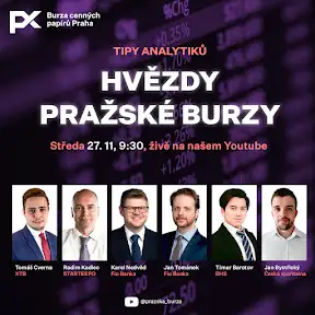 Burza cenných papírů Praha YouTube channel