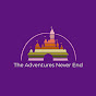 The Adventures Never End logo