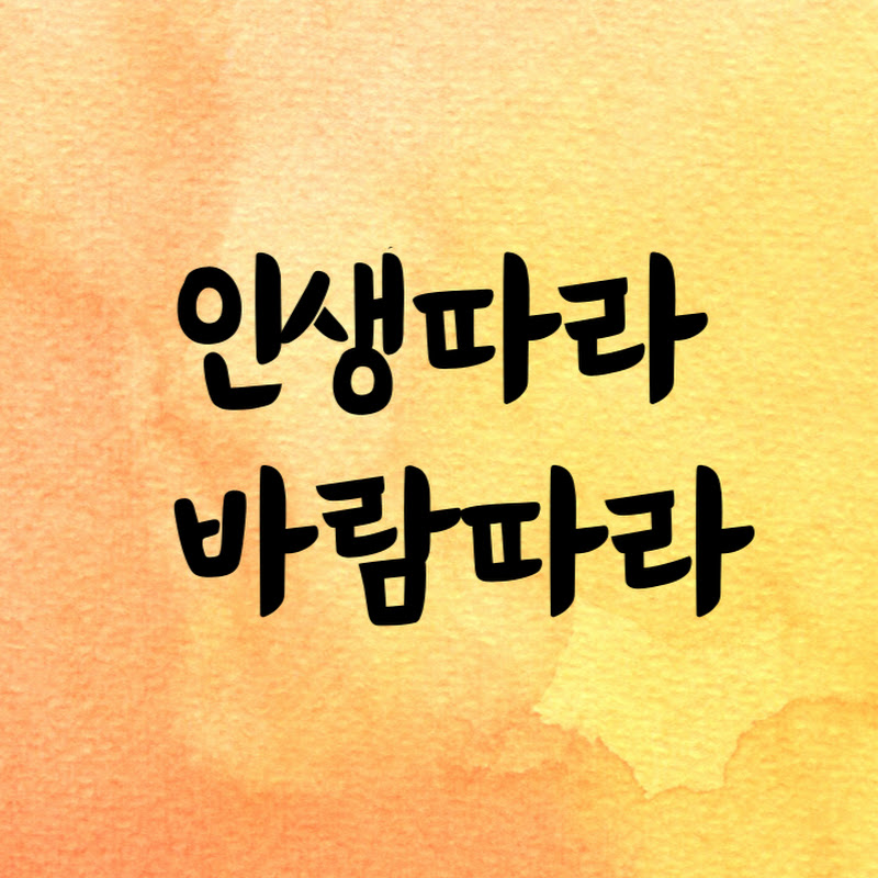 인생따라 바람따라