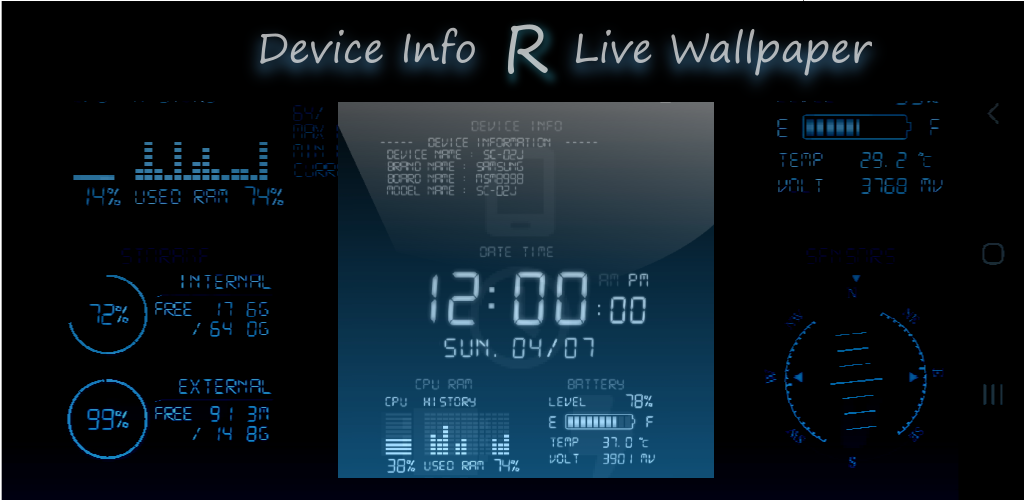 Device Info R Live Wallpaper Apk For Android Kurousa