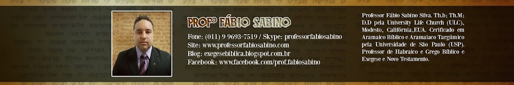 Professor Fabio Sabino Avatar del canal de YouTube