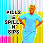 Pills & Spills 'n' sips logo