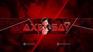 Заставка Ютуб-канала AxeSAY
