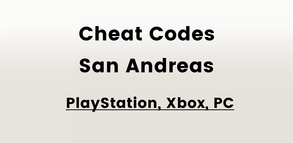 Cheat Guide GTA San Andreas APK download for Android | Fawove