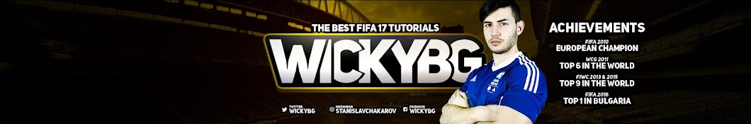WickyBG - BEST FIFA 17 TUTORIALS, TRICKS & FUT Avatar de chaîne YouTube