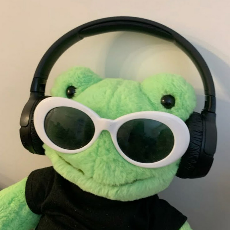 음악 듣는 개굴이