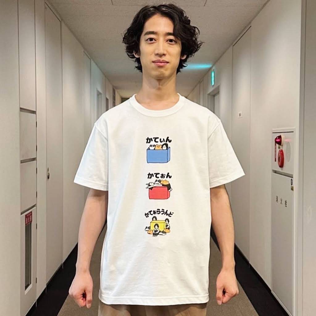 なsuお⭐︎オリジナルTシャツ 堪忍え / お髭の京都人 おはせさんのお土産物 ( ohase3 )の