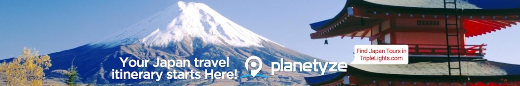 Planetyze - Japan Best Spots Travel Guide Avatar de canal de YouTube