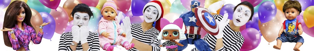 Lustige Clowns YouTube-Kanal-Avatar