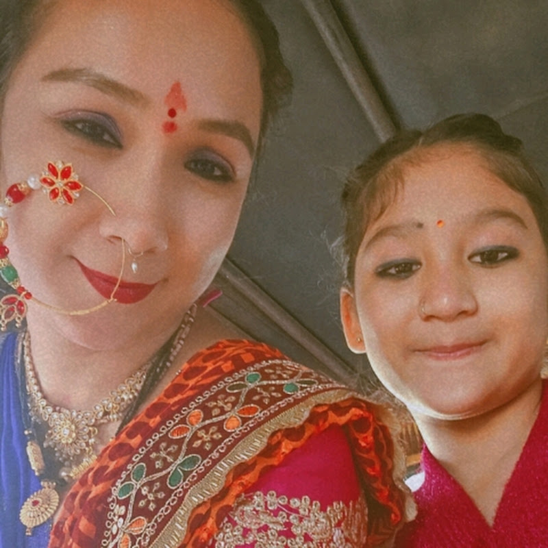 Indian Vlogger Priyanka Pant and Bhakti 