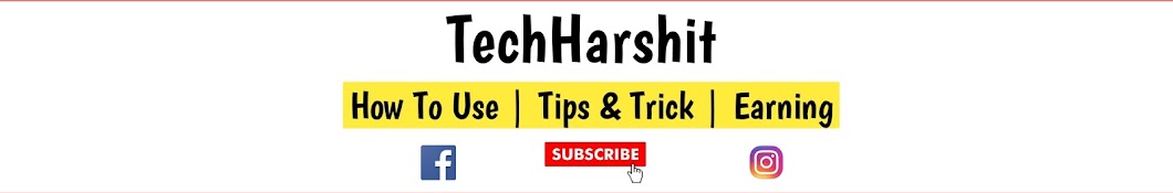 Tech Harshit Avatar canale YouTube 