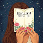 English with IK logo