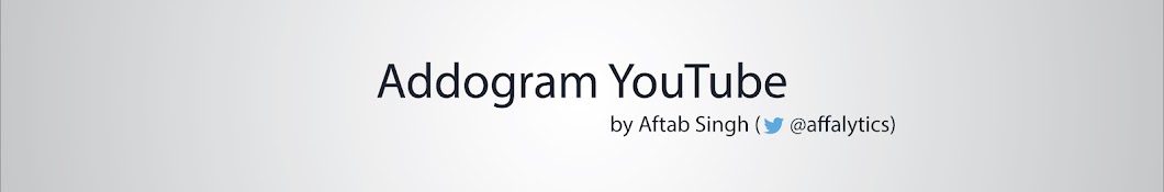 Addogram YouTube channel avatar