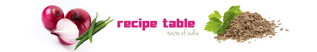 Recipe Table رمز قناة اليوتيوب
