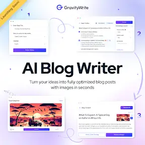 GravityWrite YouTube channel