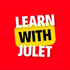 Логотип каналу Learn with Julet
