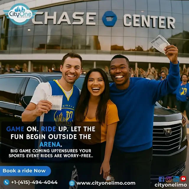 Luxury Sports Events Transportation – Warriors Game & 3×3 Tournaments Ride Like a Champion.