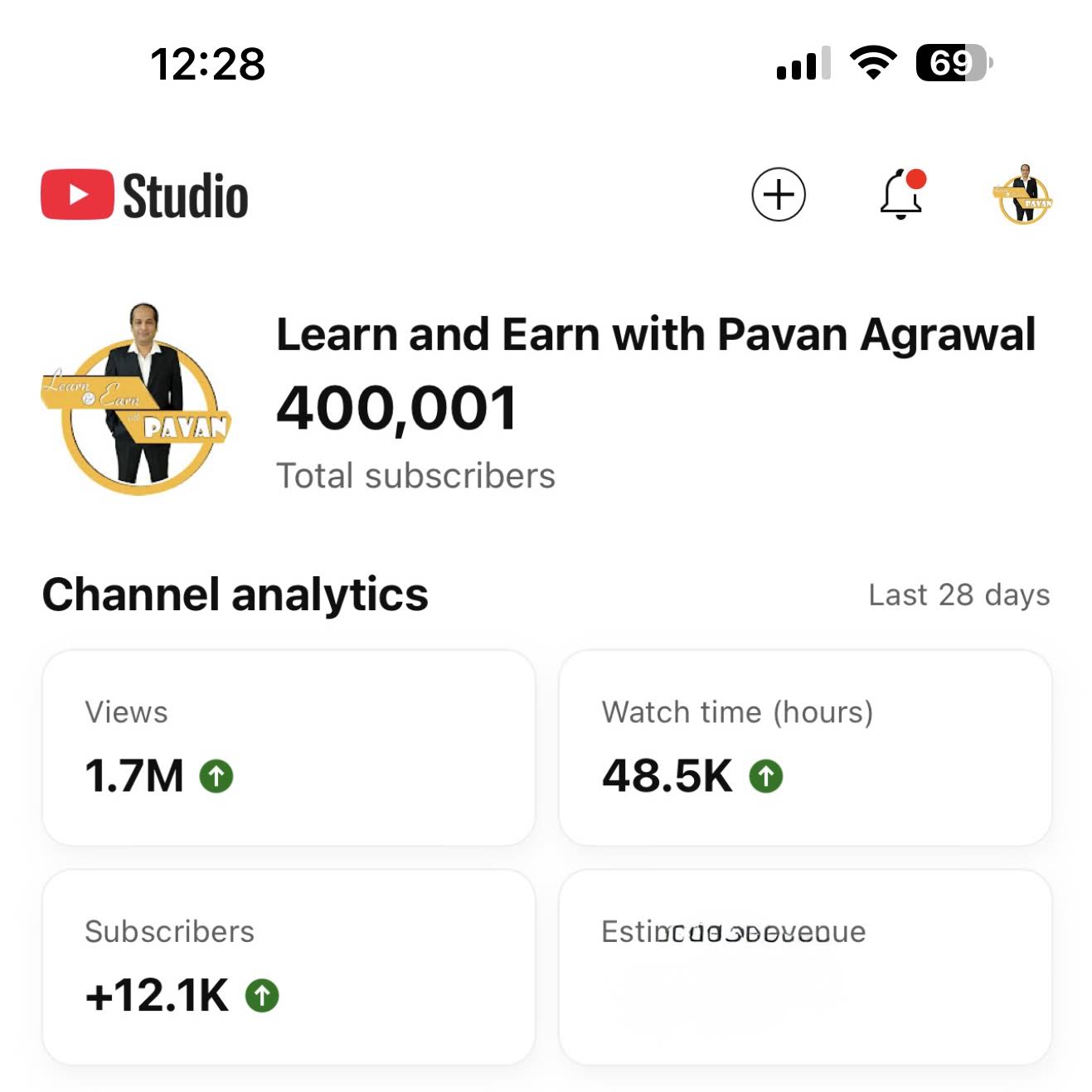 Post from Learn and Earn with Pavan Agrawal