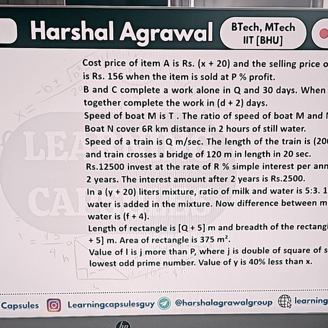 Post from LEARNING CAPSULES - HARSHAL AGRAWAL