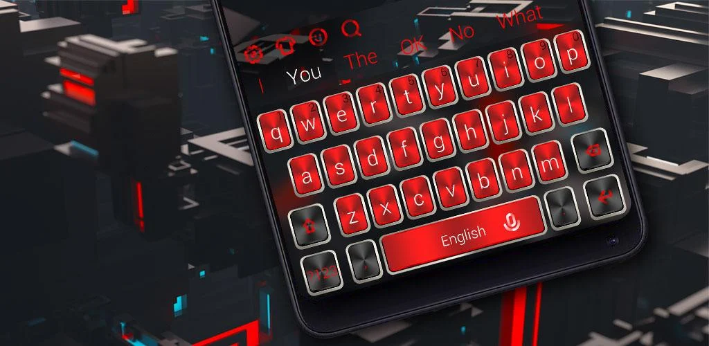 Black Red Cool Keyboard Apk