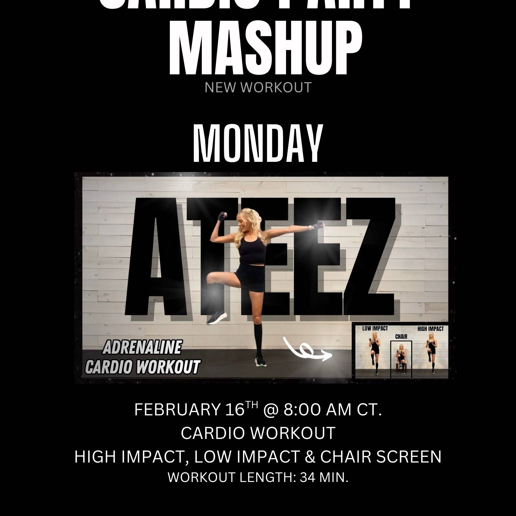 Post from Cardio Party Mashup Fitness