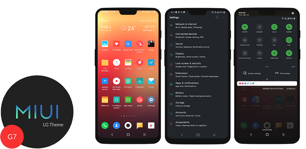 Theme MIUI Dark G7 V35 V40 APK download for Android | WSTeams