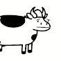 meow meow im a cow logo