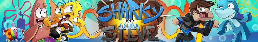 Sharky & Scuba Steve - Minecraft -The Little Club رمز قناة اليوتيوب