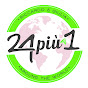 24piu1 AroundTheWorld logo