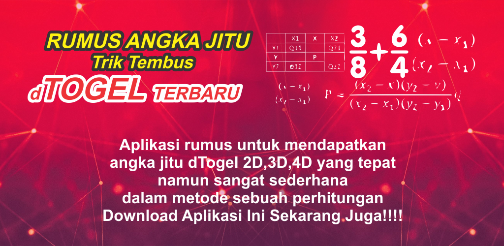 Rumus Angka Jitu Togel Tembus 2d 3d 4d Terbaru Apk