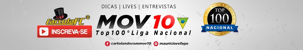 Cartolando com MOV10 ইউটিউব চ্যানেল অ্যাভাটার